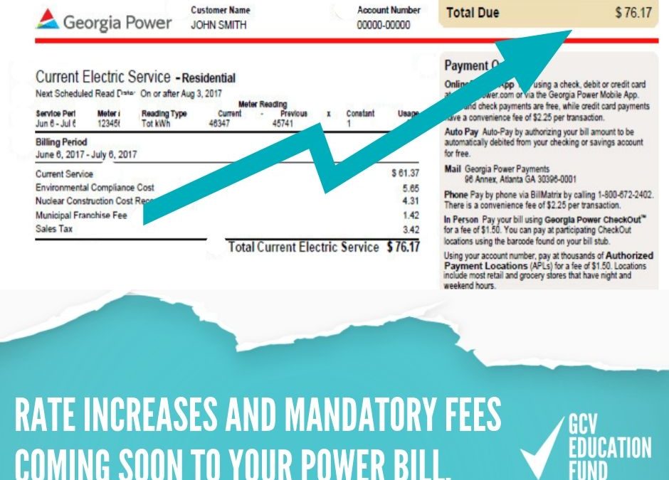 Rate increases and mandatory fees